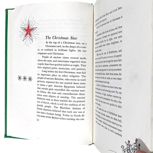 Holly Reindeer and Colored Lights The Story of the Christmas Symbols HC Barth - Picture 7 of 9